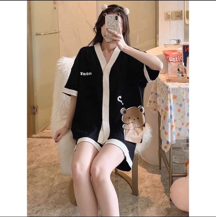 Bộ ngủ pizama hoạt hình cute