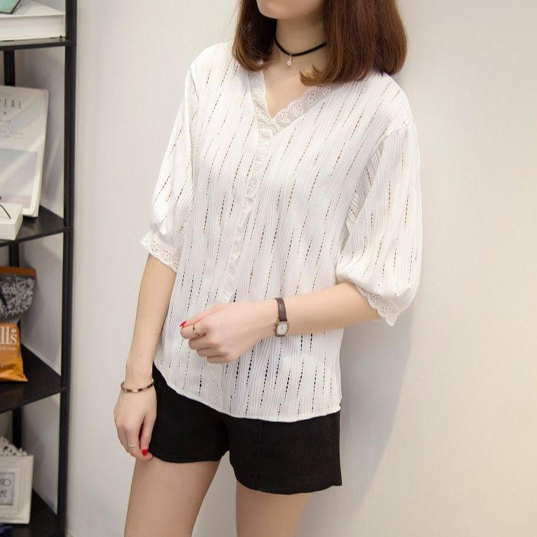 Áo Sơ mi nữ tay lỡ xinh xắn