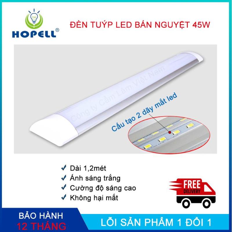 Đèn led tuýp bán nguyệt 45w Hopell-1.2 mét