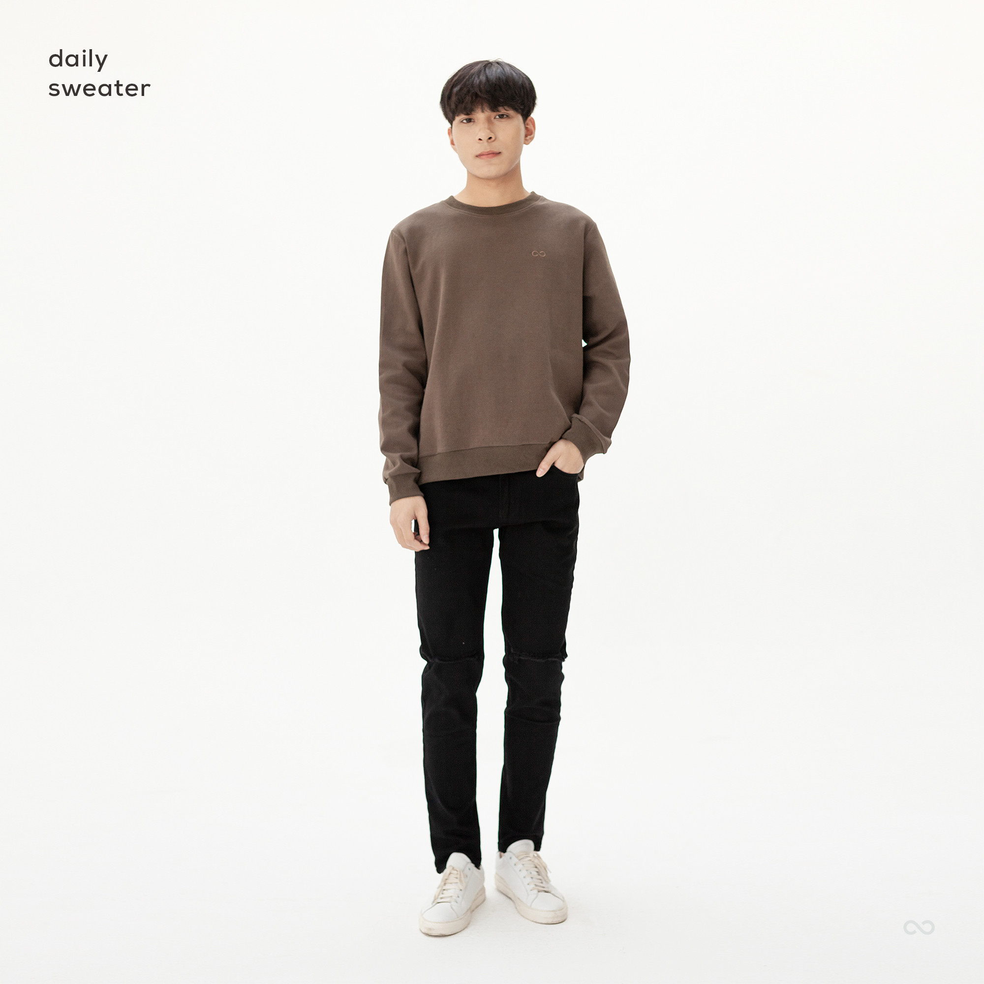 Áo nỉ dài tay LOOK Daily Sweater 2020