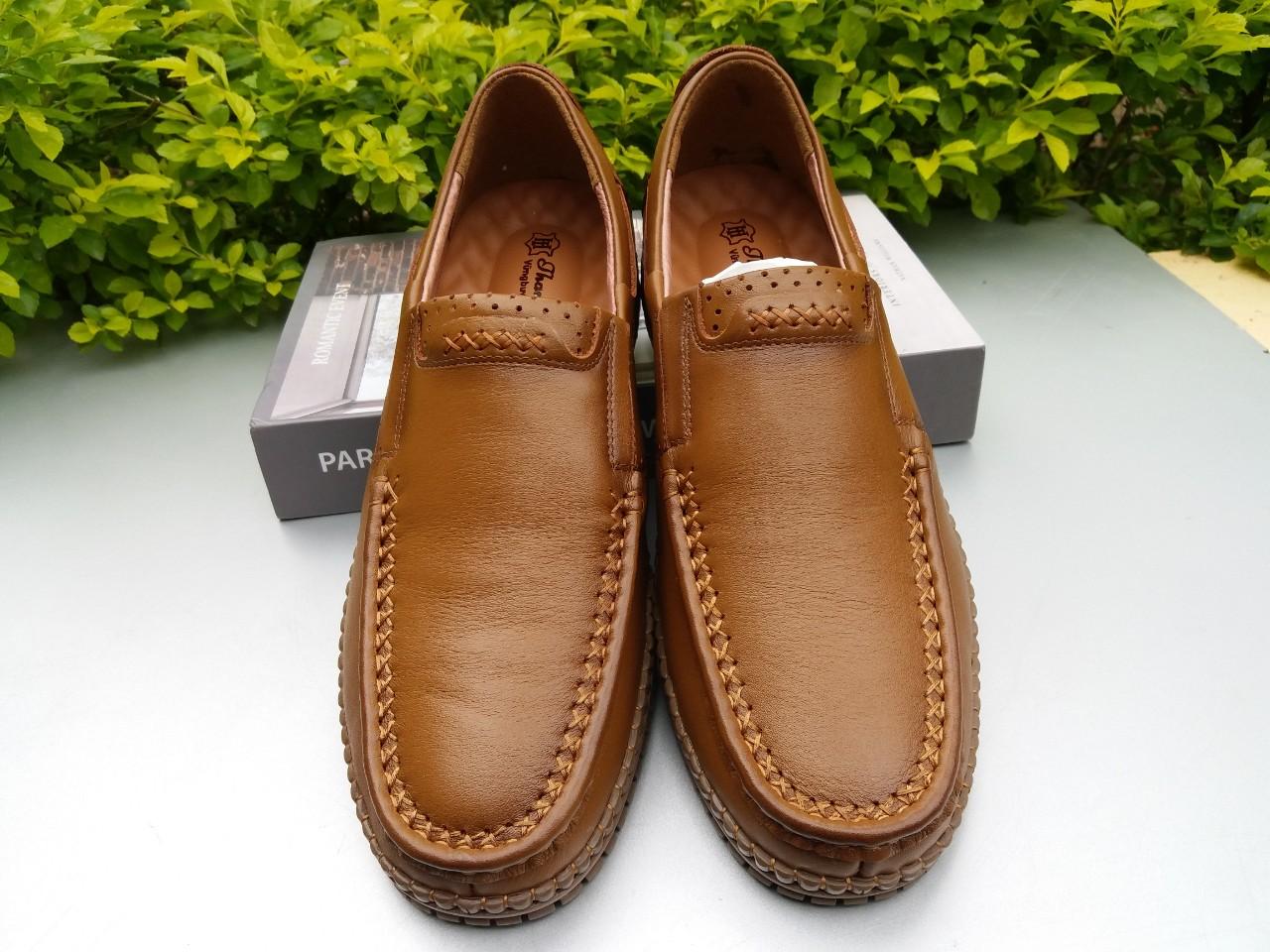 Giầy lười nam da bò xịn