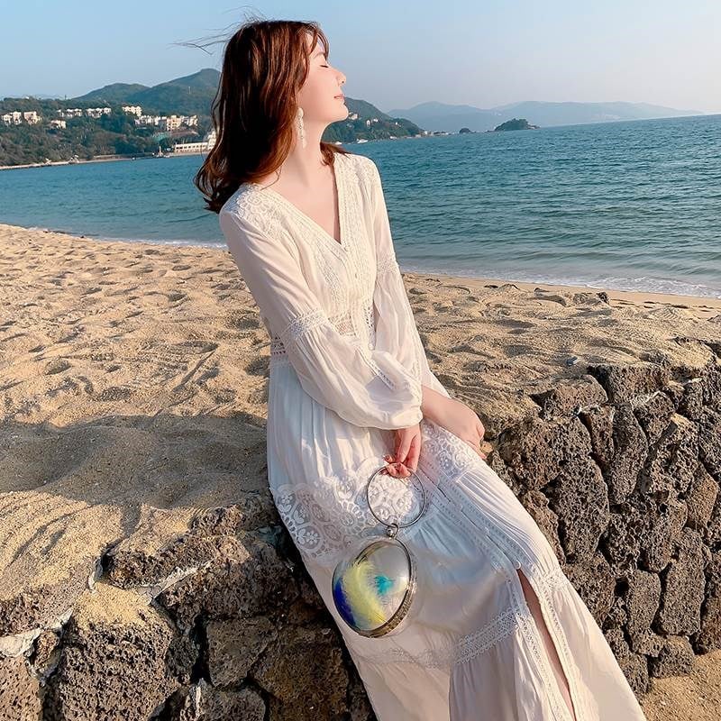 Váy Boho Vintage Ảnh Thật