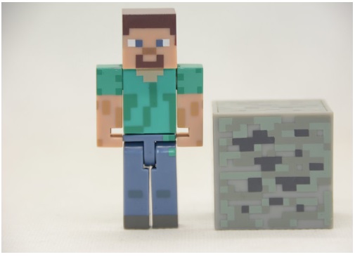 [ Chính hãng] Mô hình nhân vật Steve đào than Minecraft đồ chơi