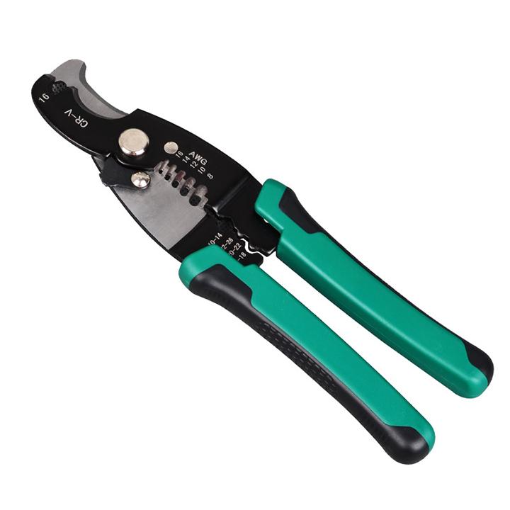 [HCM]Kìm cắt tuốt dây bấm cos đa năng 3in1 K130
