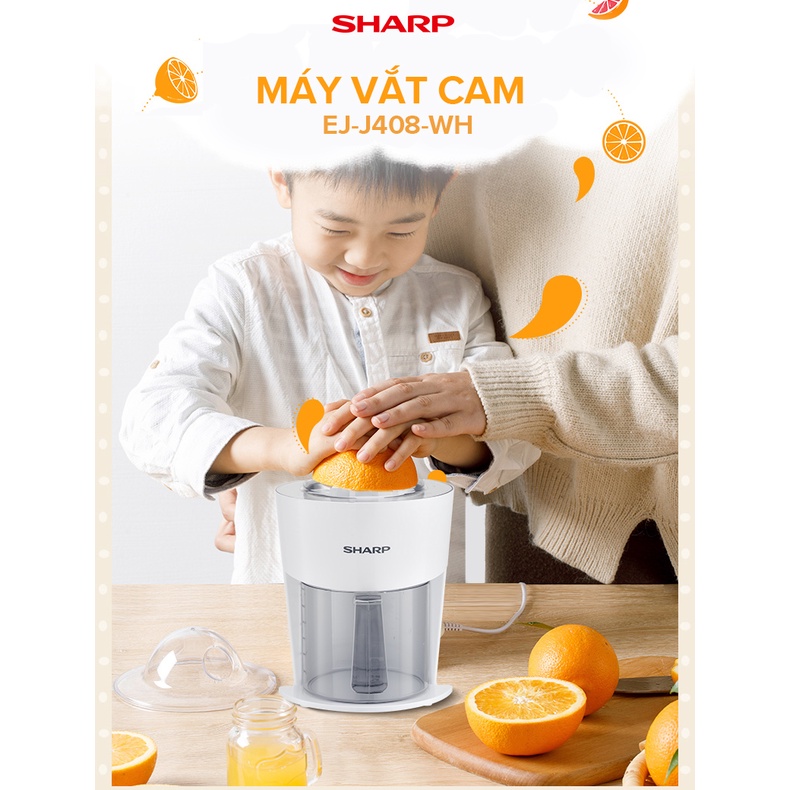 Máy Vắt Cam SHARP EJ-J408-WH