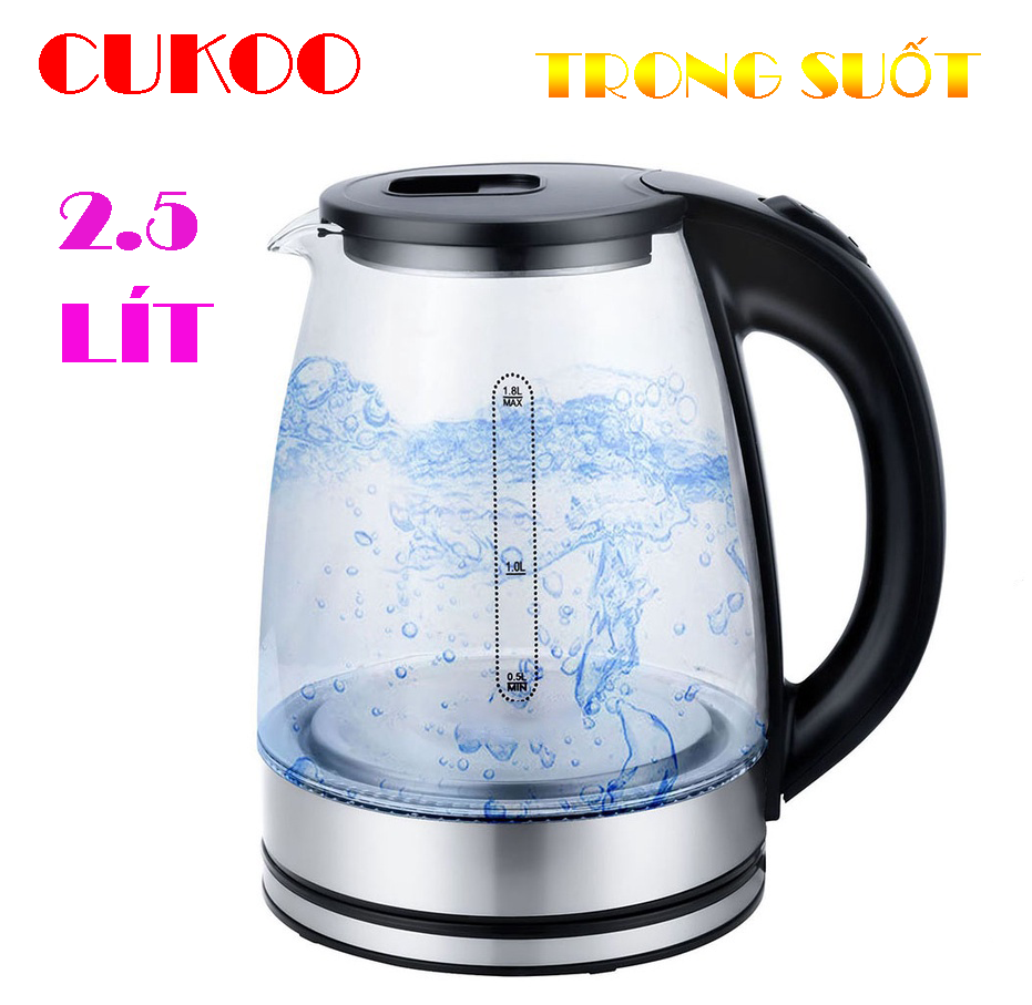 BÌNH ĐUN SIÊU TỐC CUCKOO GD-ST16 ( 2 LÍT ) TRONG SUỐT