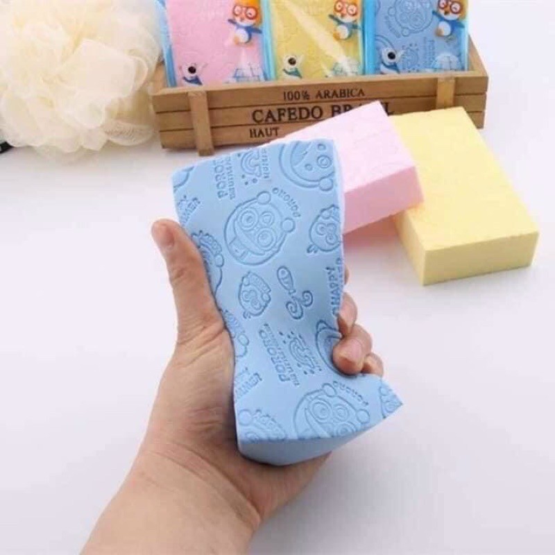Bông tắm bọt biển tẩy tế bào chết siêu sạch
