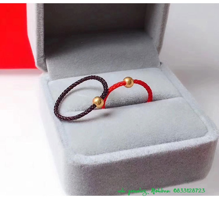 nhẫn bi vàng 18k