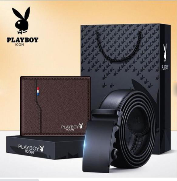 Bộ Hộp đựng Ví Da và Thắt lưng nam MPD PLAYBOY