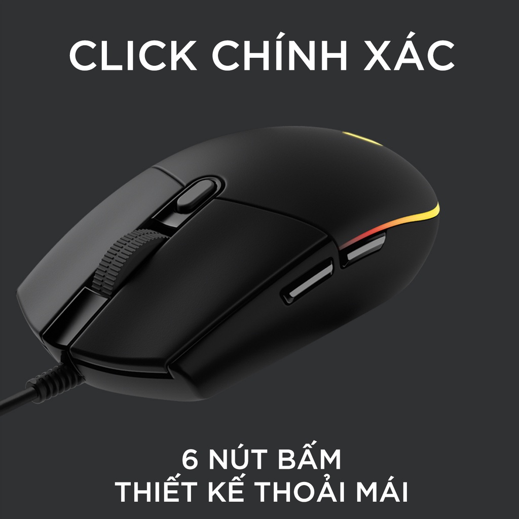 Chuột Logitech G102 Đen G304 Lightsync RGB