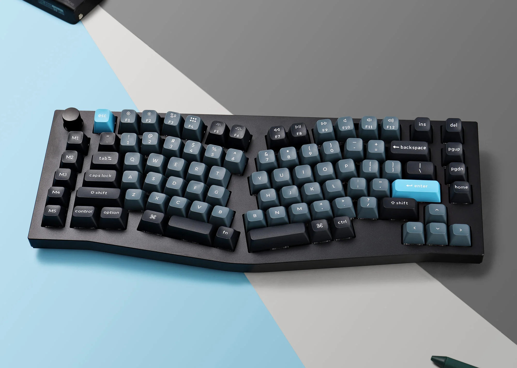 Bàn phím cơ custom keychron Q10 Pro Knob (ALICE LAYOUT) (Gasket Mount / RGB / Hotswap )