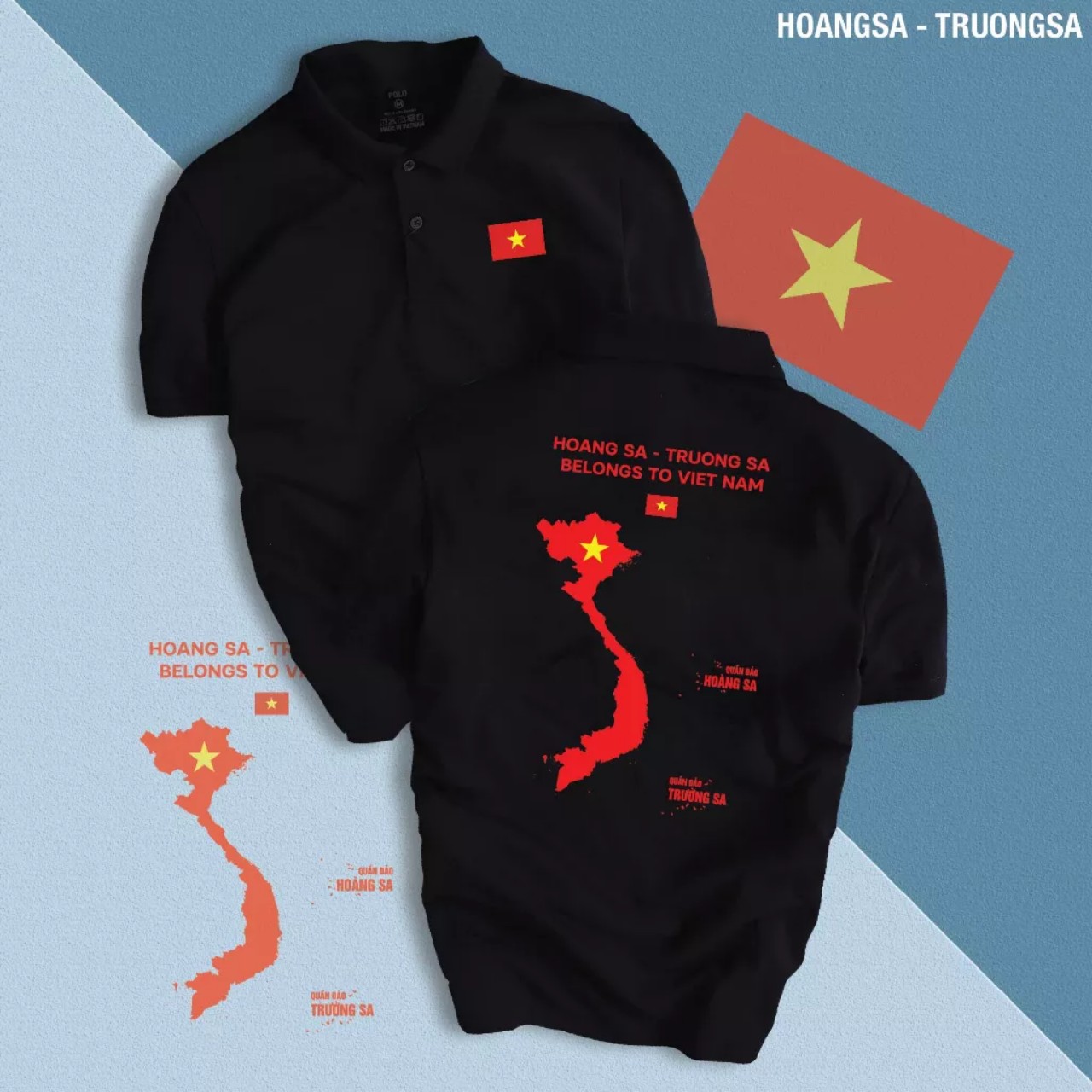 Áo thun cổ trụ cổ bâu polo v-n - aothunsn
