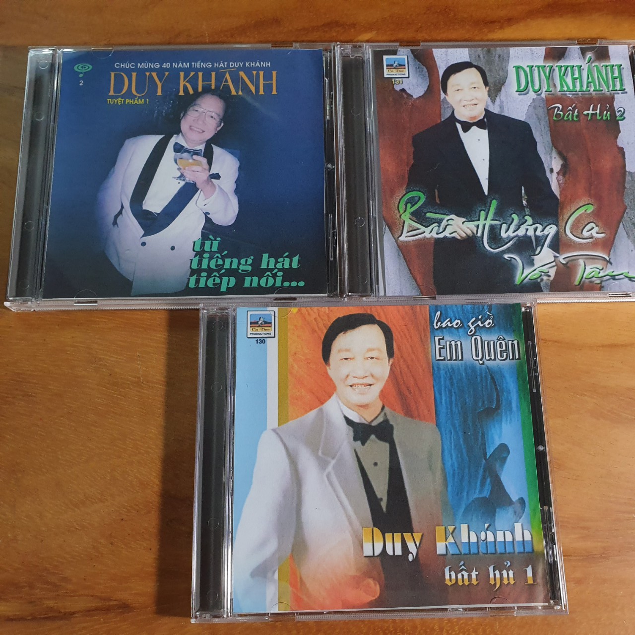 [MDCD] CD DUY KHÁNH - BỘ 3 ĐĨA - TỪ TIẾNG HÁT TIẾP NỐI - BÀI HƯƠNG CA VÔ TẬN - BAO GIỜ EM QUÊN