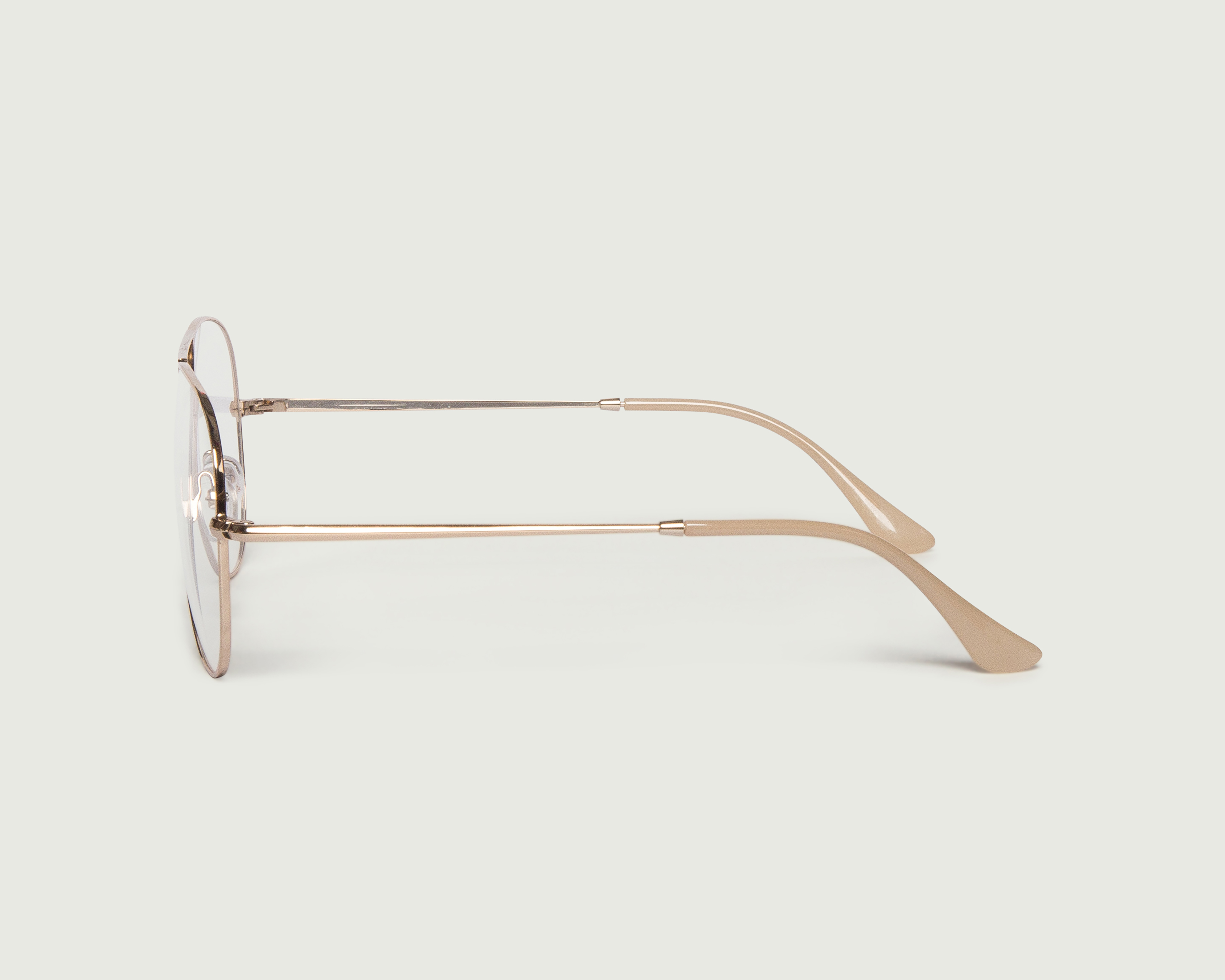 Gọng Kính Cận Sunnies Studios Phi Công Kline White Gold