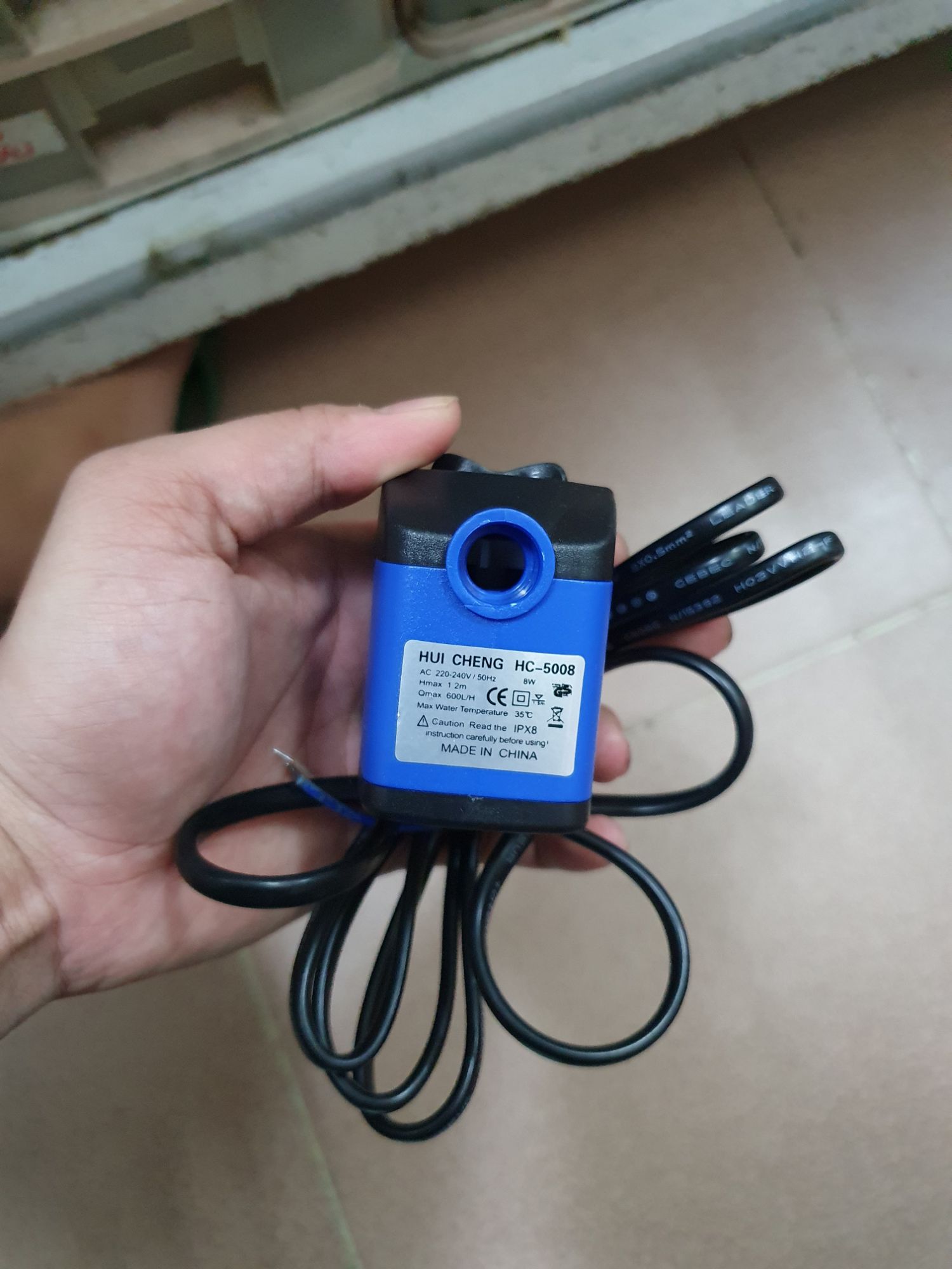 bơm quạt điều hòa hơi nước 8w
