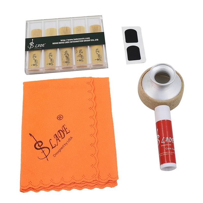 SLADE Soprano Saxophone Cleaning Maintenance Kit Reeds Mute Grease Cleaning Cloth for Wind Woodwind Instrument Malaysia