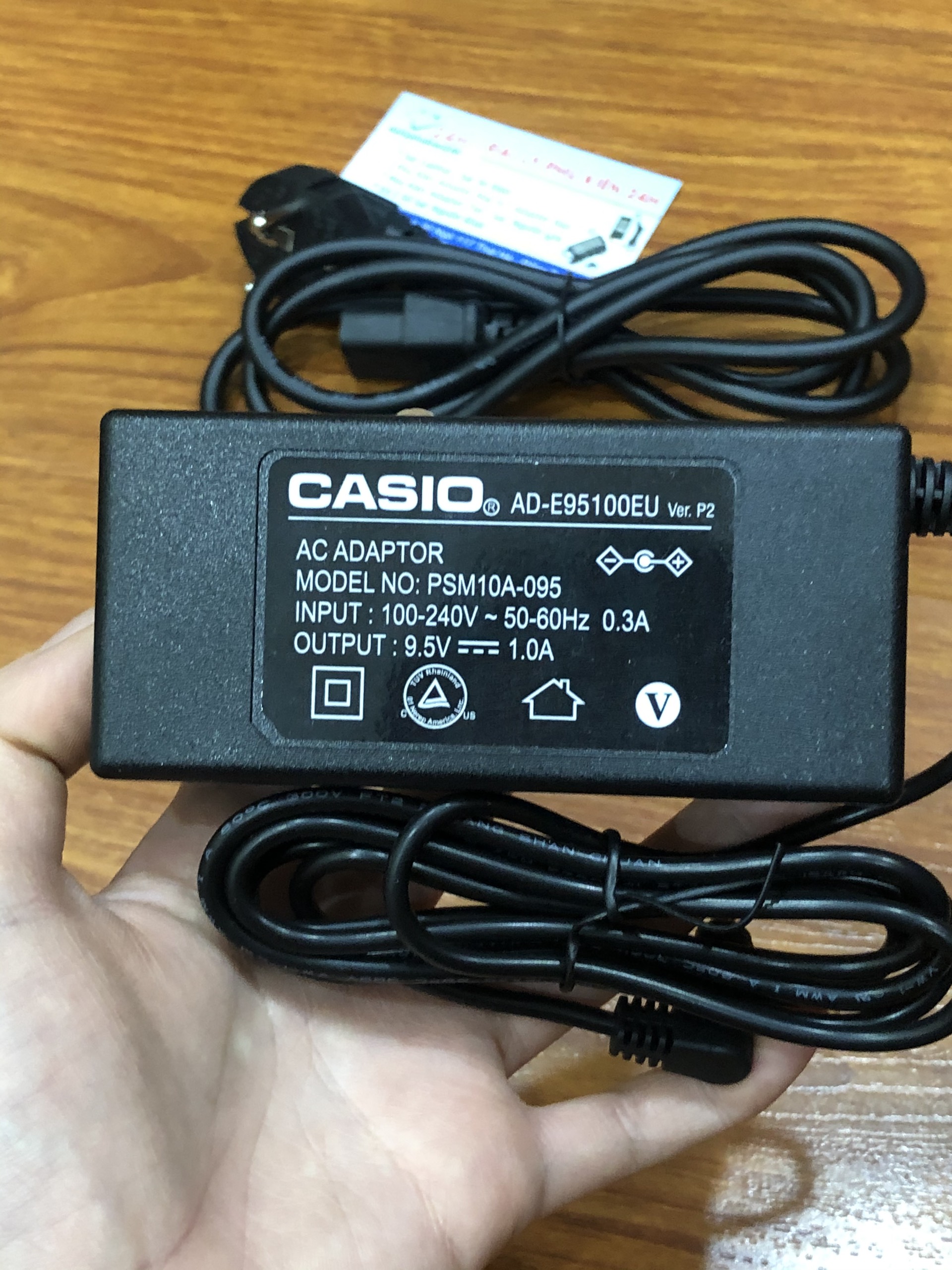 Bộ nguồn đàn organ casio 9.5v cho đàn ctk-3200 ctk-3300 ctk-3350 ctk-3500 ctk-3388