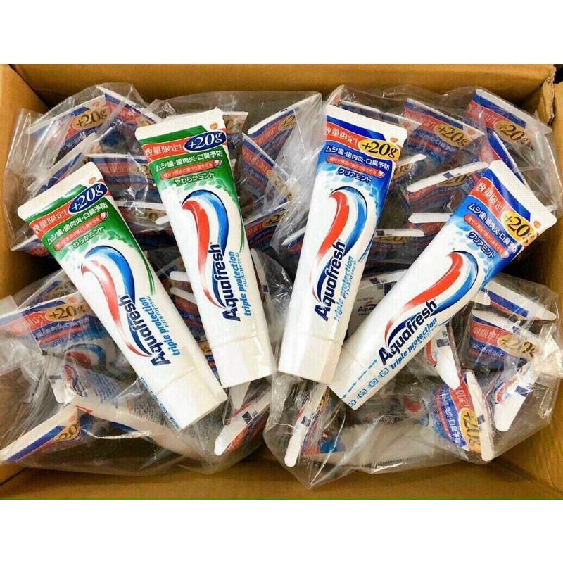 Kem Đánh Răng Aquafresh 160g Nhật Bản (tặng 20g)