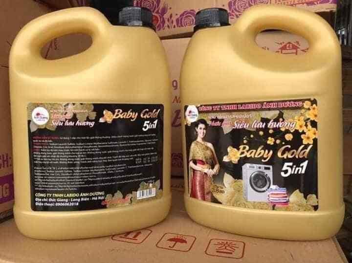 1 CAN NƯỚC GIẶT COMFOR   BABY GOLD ( 1 CAN 3 LIT 6)