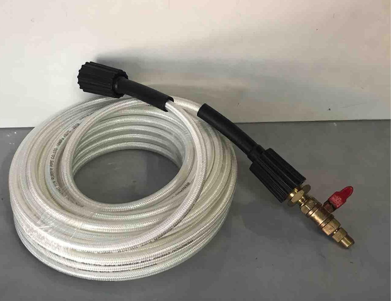 Dây rửa xe cao áp + dầu rửa máy lạnh chỉnh áp