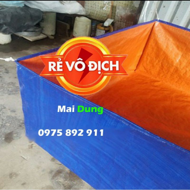 BỂ BẠT NUÔI ỐC , ẾCH ,CÁ , RUỒI LÍNH ĐEN - LOẠI 1