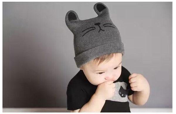 [HCMC] soft and warm wool hat for 3 months-5 years old babies