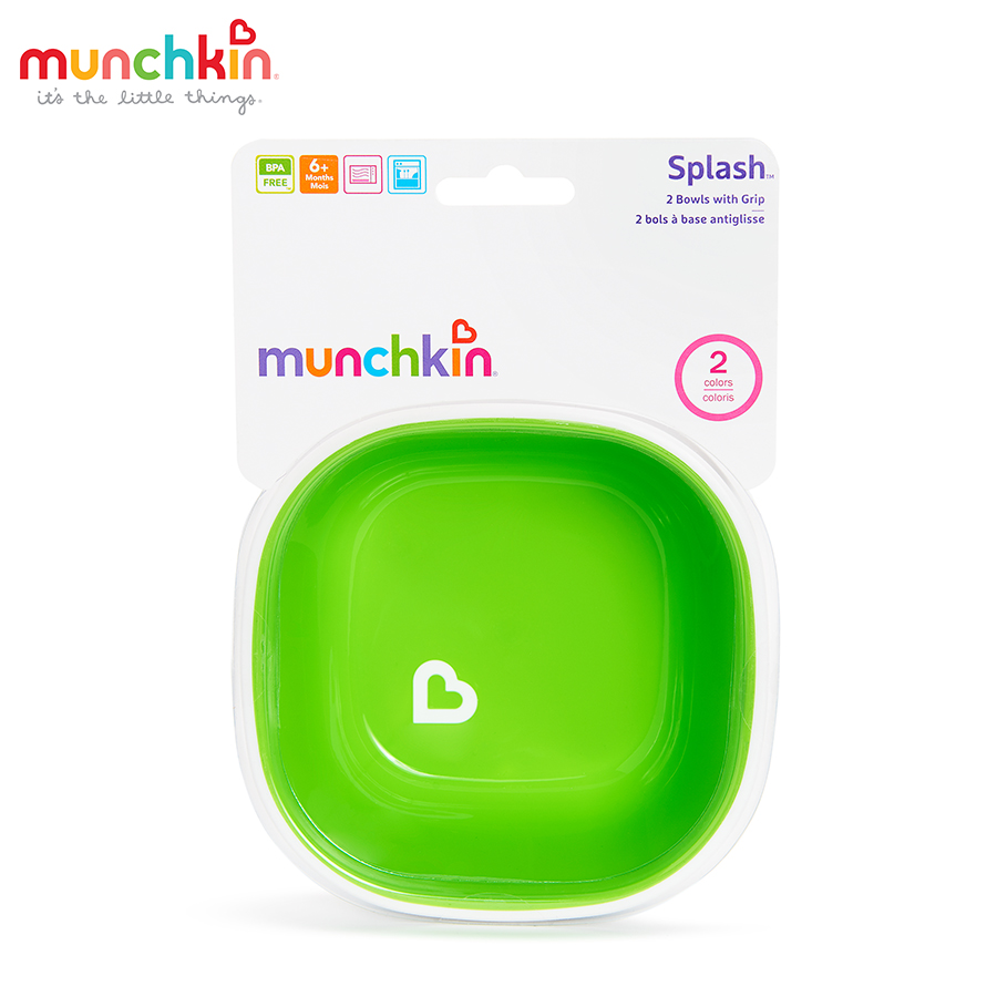 Ộ 2 BÁT CHỐNG TRƯỢT MUNCHKIN (XANH LÁ-XANH LƠ)