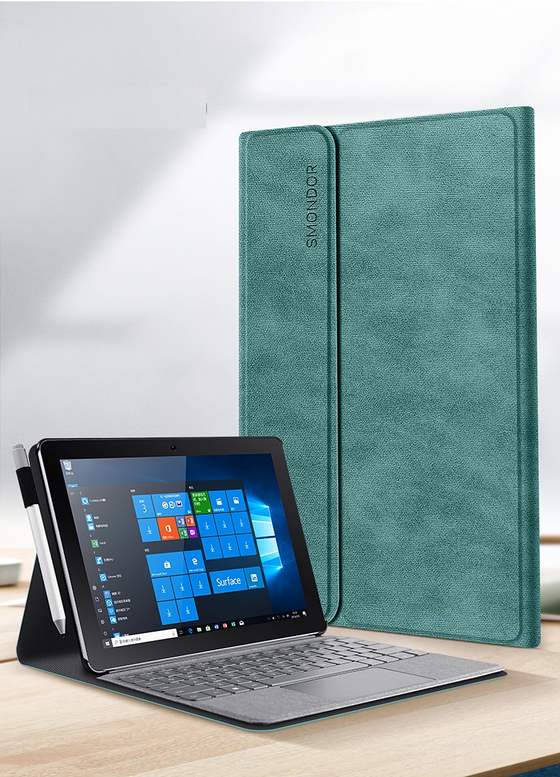 Bao da cao cấp surface pro 8 hiệu smondor - m20