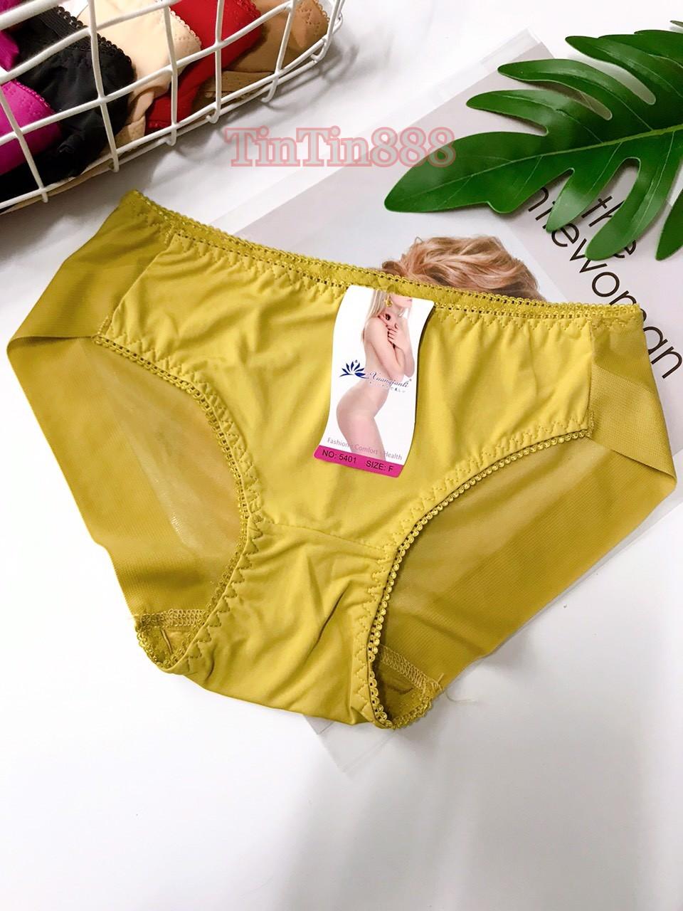 Combo 5 Quần Lót Nữ Trơn Beautiful Spring 5401 – Thun Lạnh Không Đường May, Siêu Mềm Mịn
