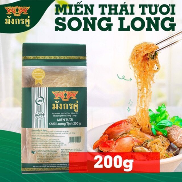 Miến Thái tươi Song Long 200g