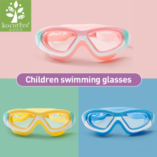 Kocotree Trẻ em bơi có độ nét cao chống sương mù có thể điều chỉnh bơi với nút tai khuyên dùng cho 8-15 tuổi thumbnail