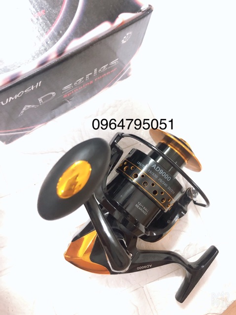 Máy câu cá Yumushi AD 9000  (cam kết bảo hành đổi trả trong 2 tuần đầu)