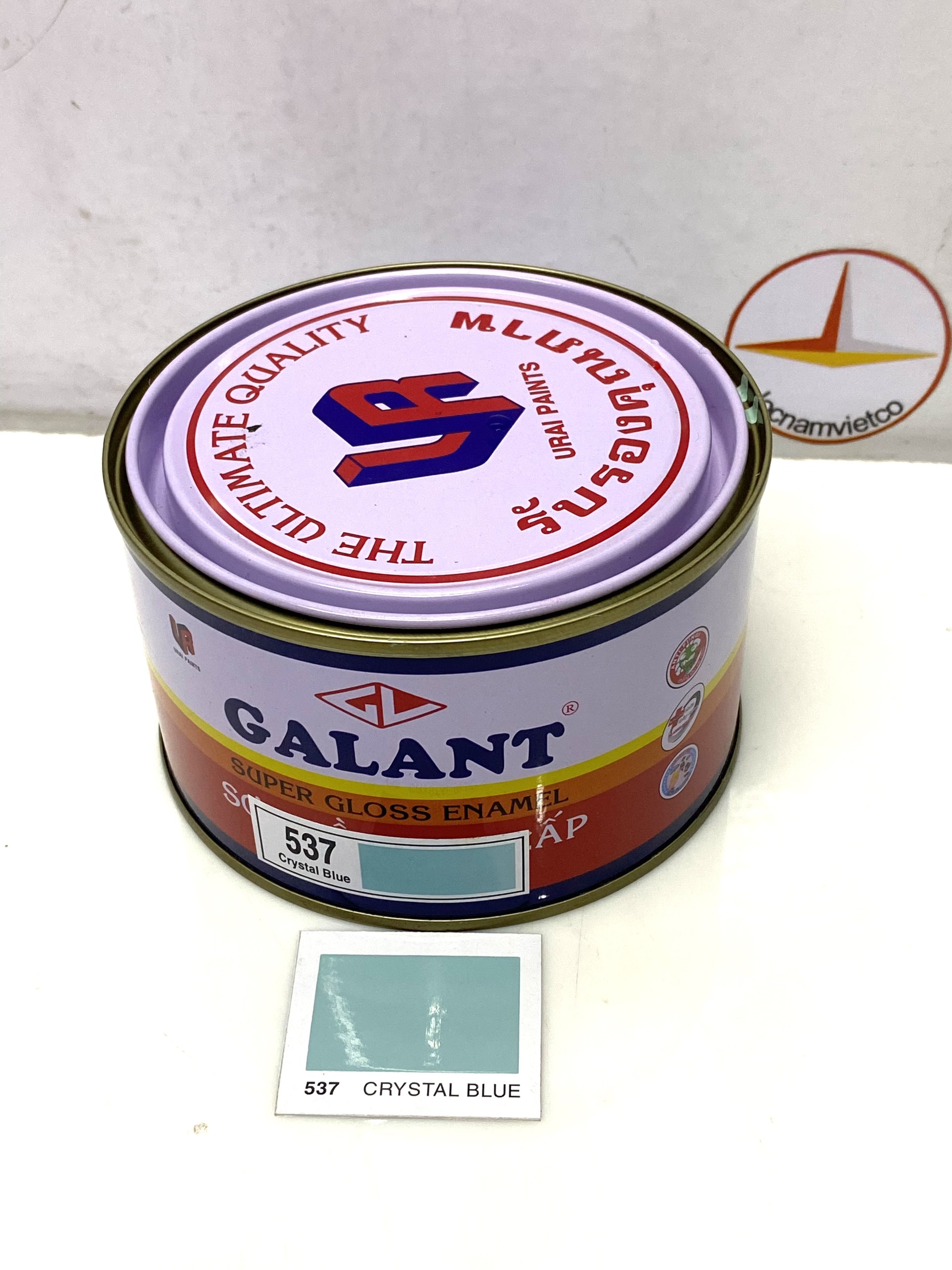Iron and Steel Paint, Galant Oil Paint, Color Crystal Blue 537 375ml