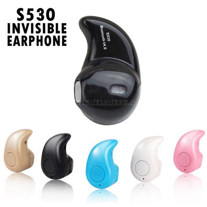 Combo 2 Tai nghe Bluetooth S530 Headset Bluetooth V4.1 có nghe nhạc (Trắng)