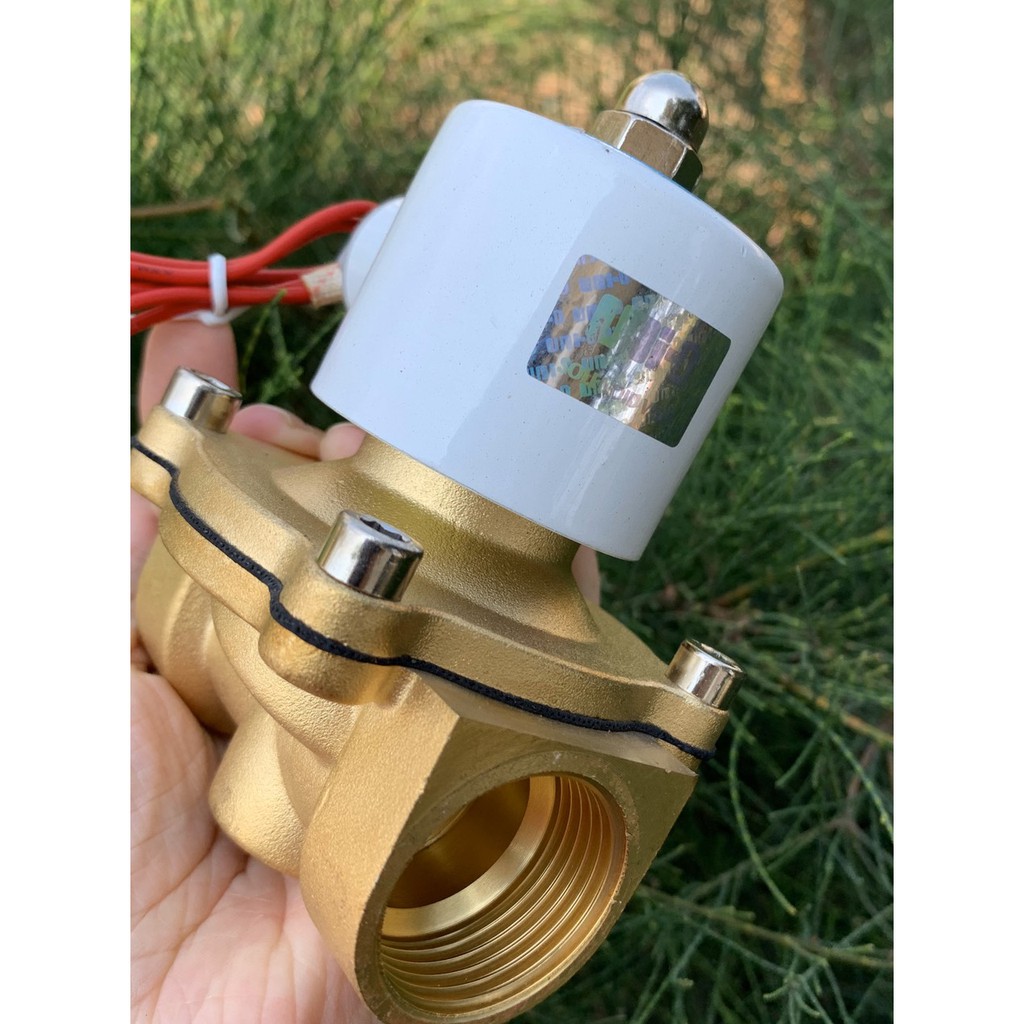 Van điện từ thường đóng DN35 ren 42mm điện áp 220v
