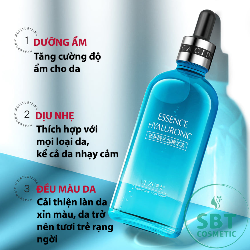 [3 MẪU HOT] Serum Dưỡng Da Veze Niacinamide, Hyaluronic Acid, Trứng Cá Muối Caviar 100ml – Bí Quyết Để Có Làn Da Đẹp, Ẩm, Mịn, Căng Bóng