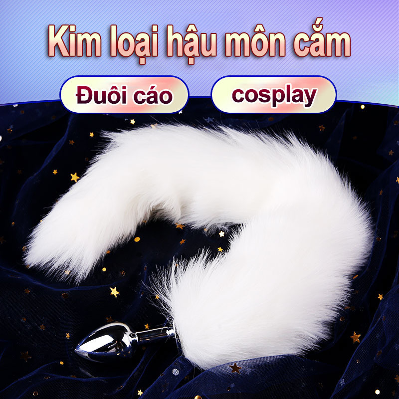 (Tên sản phẩm khi giao hàng) Excellent Nam và nữ cung cấp-cắm đuôi bao cao su Đuôi thỏ, đuôi cáo, đồ chơi sang trọng - Baile shop - giá rẻ