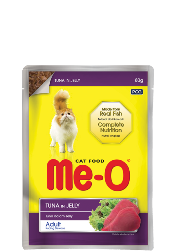 Thức Ăn Mềm Pate Cho Mèo Me-O Tuna In Jelly 80Gr Vị Cá Ngừ Bổ Dưỡng Giúp Mượt Lông, Sáng Mắt