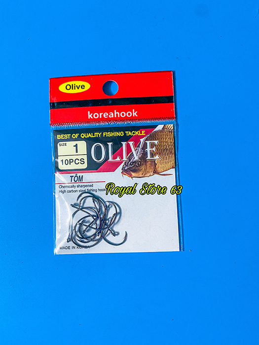 Lưỡi Câu Tôm Olive Koreahook