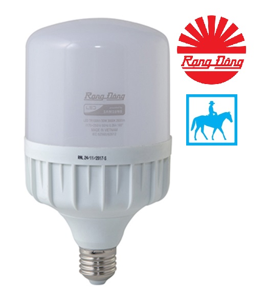 Bóng đèn 30W LED Bulb Rạng Đông Chip Led Samsung TR100N1/30W