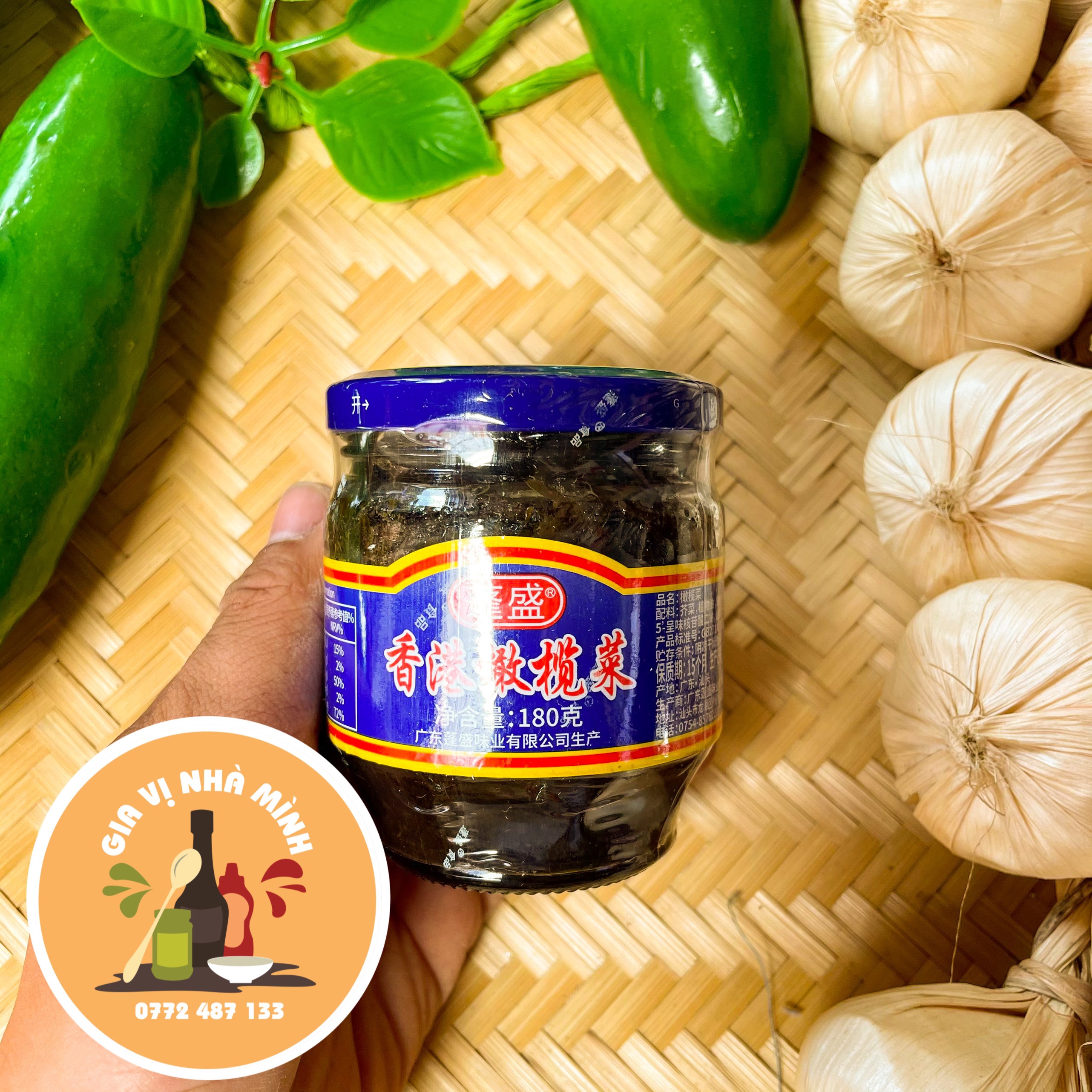 Cải cà na trung quốc peng sheng -hủ 180gr