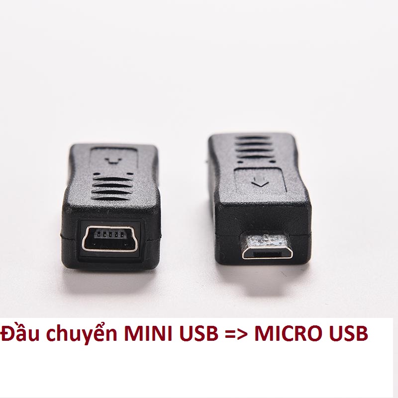 Đầu chuyển đổi micro usb sang mini usb - đầu chuyển đổi mini usb sang micro usb