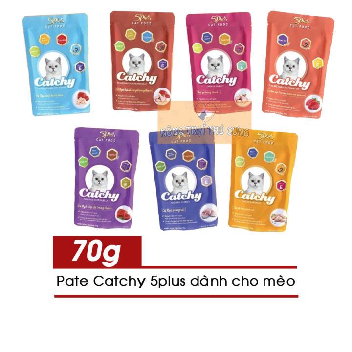 Pate Catchy Cho Mèo Mọi Lứa Tuổi 70g - Nôngtrạithúcưng.com