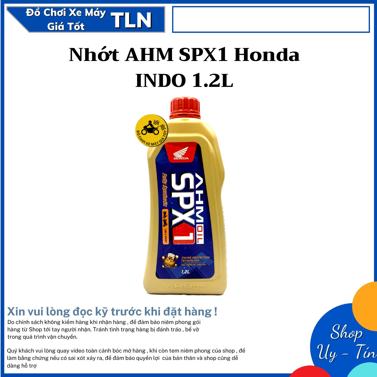 Nhớt ahm sxp1 của honda indo 1.2l
