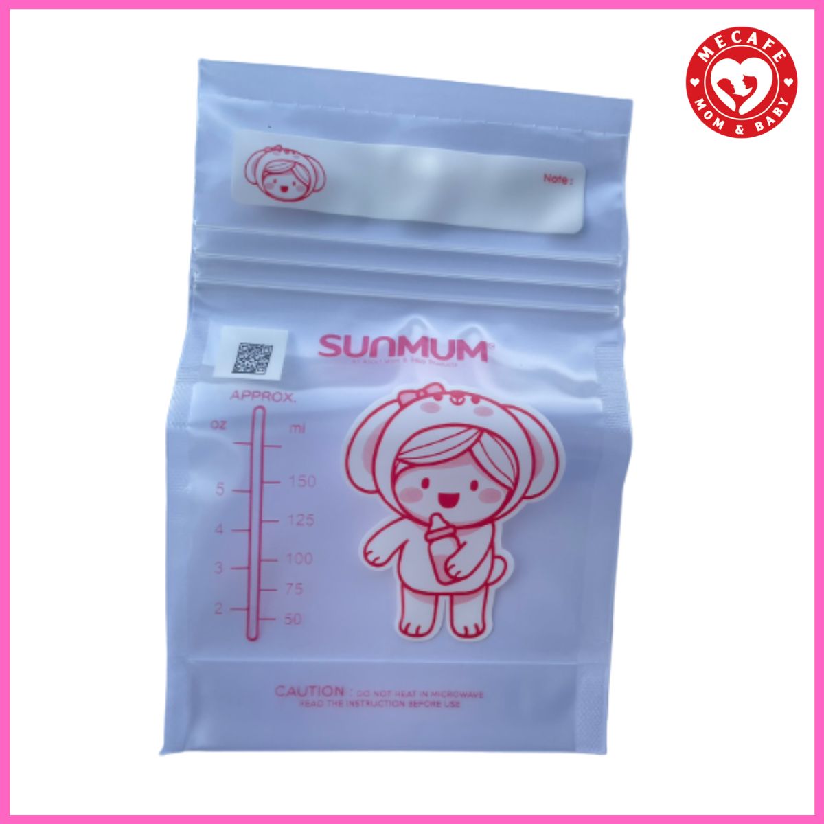 [Mẫu mới 150ml] Túi trữ sữa (đựng sữa) Sunmum 150ml Thái Lan