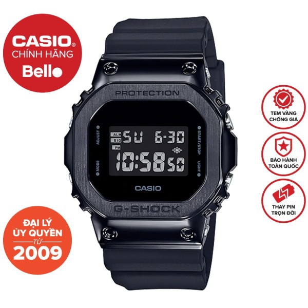 Đồng hồ Casio G-Shock Nam GM-5600B-1DR chính hãng  chống va đập, chống nước 200m - Bảo hành 5 năm - Pin trọn đời