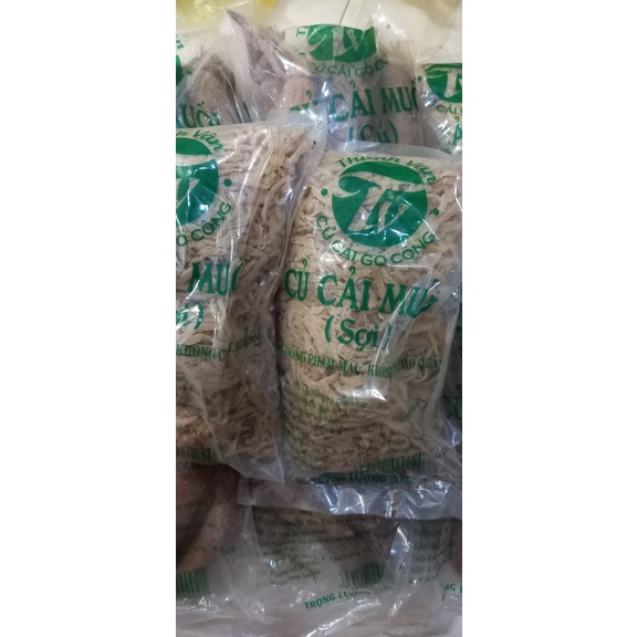 1 Kg Củ cái muối -Xá Bấu nguyên củ (Củ Cải Muối Mặn)