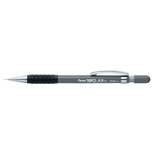 Bút chì kim bấm kỹ thuật nhật bản pentel 120 a3nx, ngòi bút bằng thép chắc chắn - hạn chế gãy ngòi với 4 cỡ ngòi 0.3mm/0.5mm/0.7mm/0.9mm - a313/a315/a317/a319