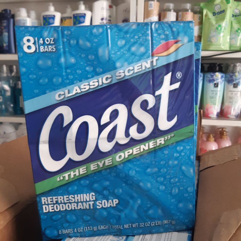 Xà Phòng Coast Mỹ 113g - Hàng  [Lốc 8 Cục]