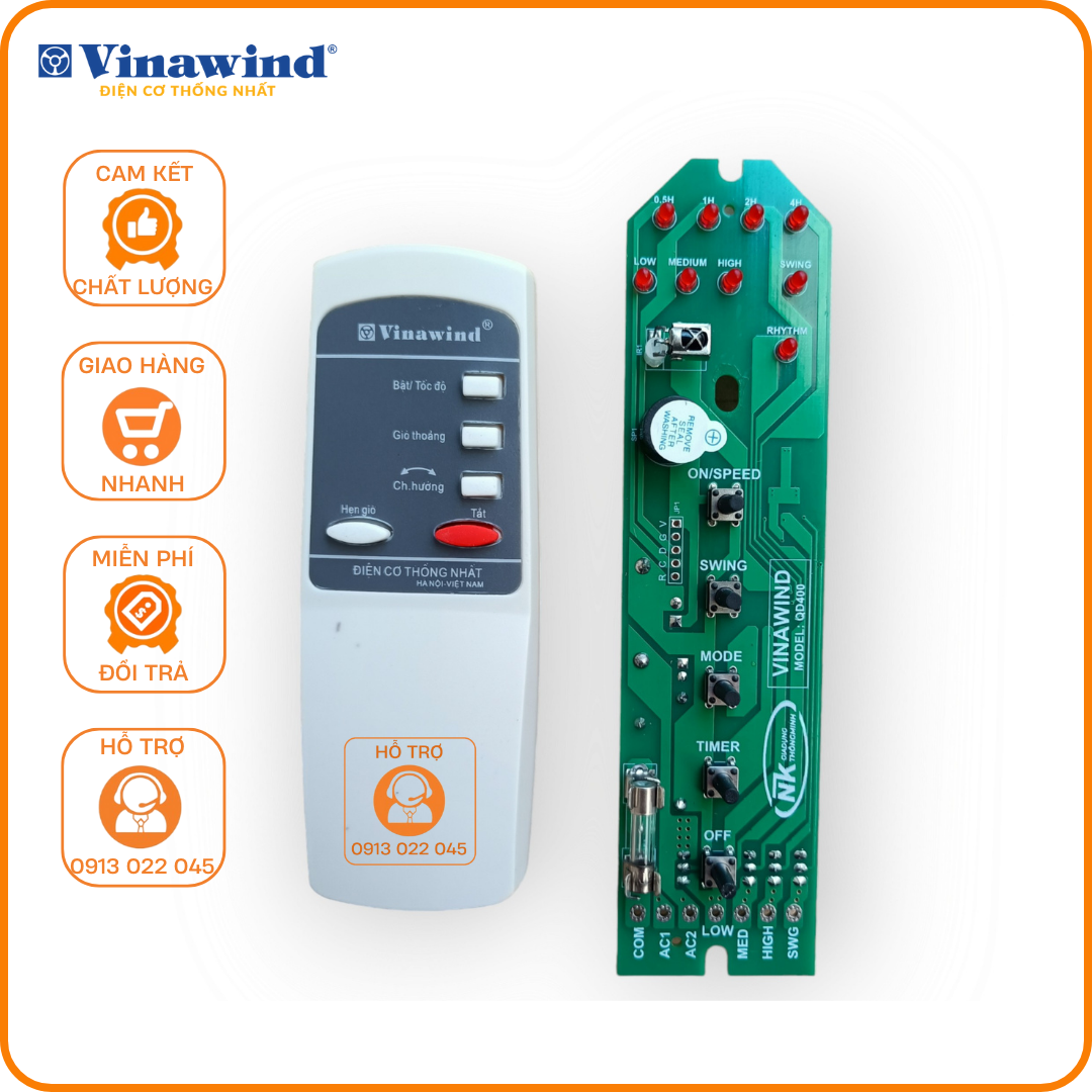 Mạch quạt Điện cơ thống nhất - Vinawind